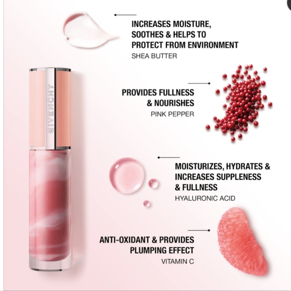 Givenchy Rose Perfecto Hydrating Tinted Lip Balm - 210 Pink Nude - Picture 6 of 7